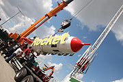 Die Rocket ging in die Luft (©Foto: Martin Schmitz)